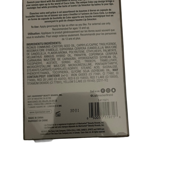 Coca Cola Lip Balm NWT - Picture 2 of 2